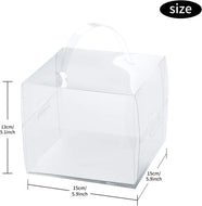 6 x 6 x 5 Cake Box with Handle and Board