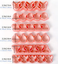 Load image into Gallery viewer, Mini Christmas cookie cutter set A
