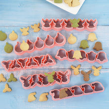 Load image into Gallery viewer, Mini Christmas cookie cutter set A
