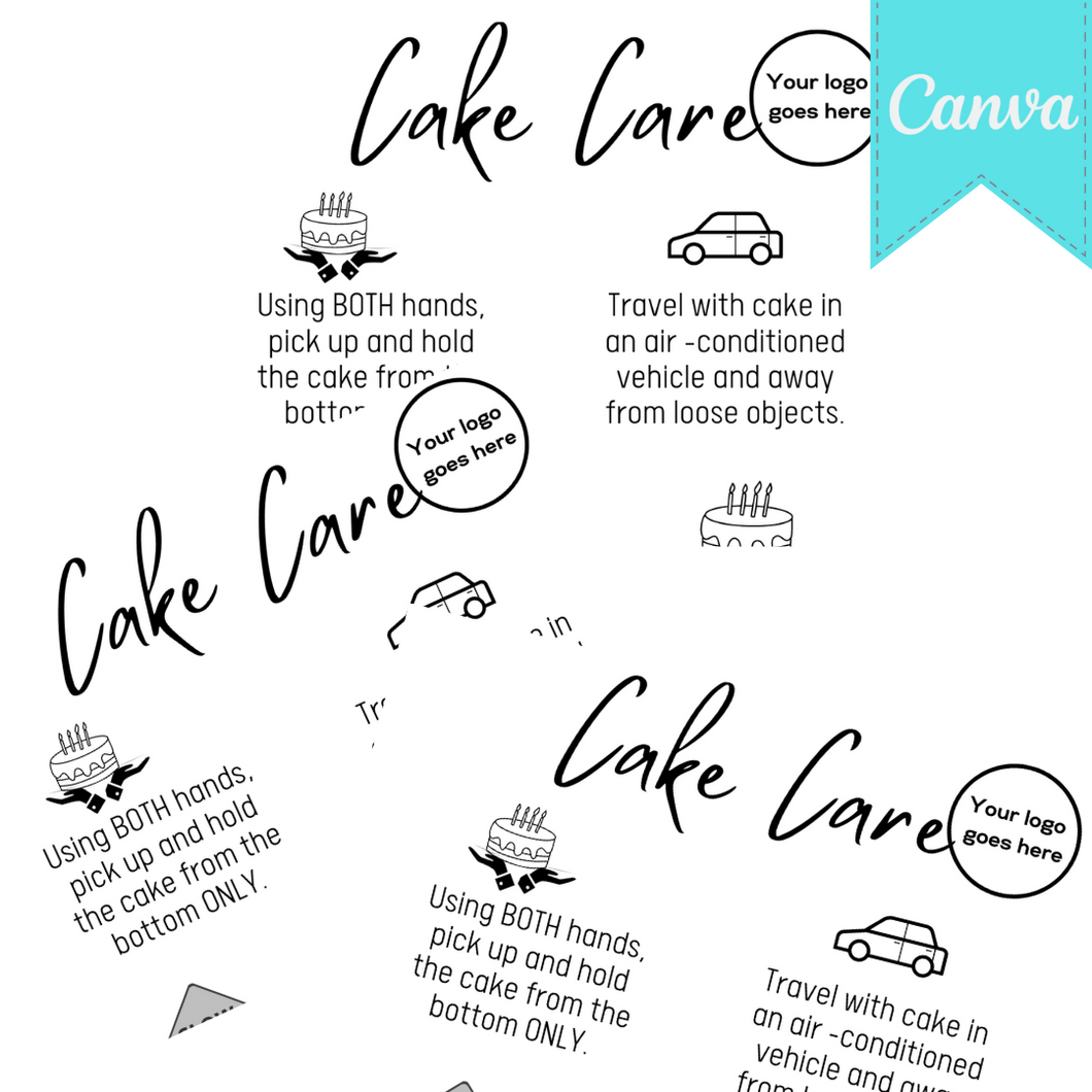 Cake Care Template
