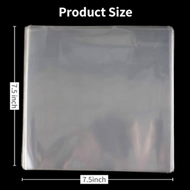 Clear cellophane sheets wrap cake slices 120 pieces (7.5