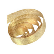 Gold metallic ribbon (5 yards) 1/4