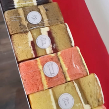 Load image into Gallery viewer, Clear cellophane sheets wrap cake slices 120 pieces (7.5&quot; x 7.5&quot;)
