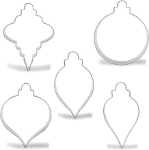 Load image into Gallery viewer, Christmas ornament cookie cutter set
