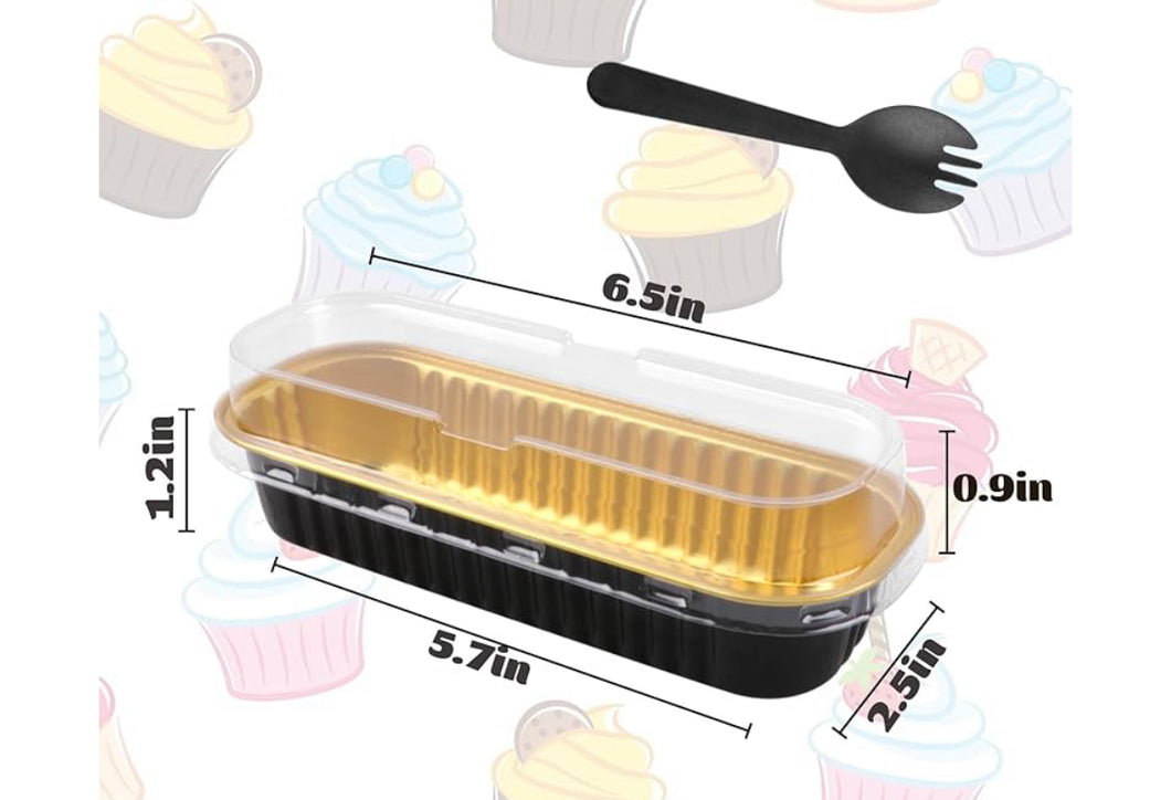 Mini Baking Pan with Lid and Spork